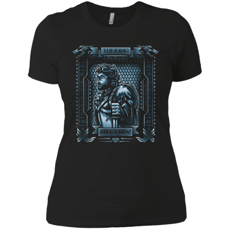 T-Shirts Black / X-Small Jon Snow King in the North Women's Premium T-Shirt