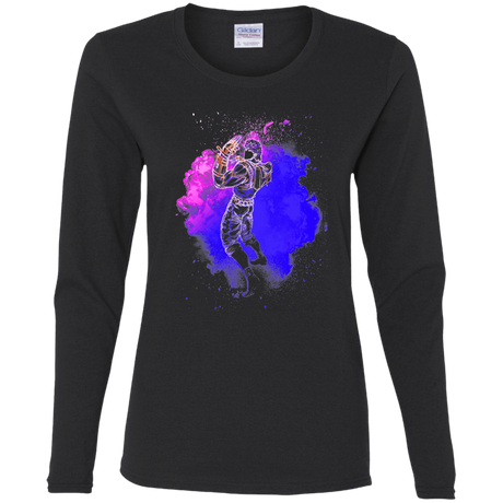 T-Shirts Black / S Jonathan Joestar Soul Women's Long Sleeve T-Shirt