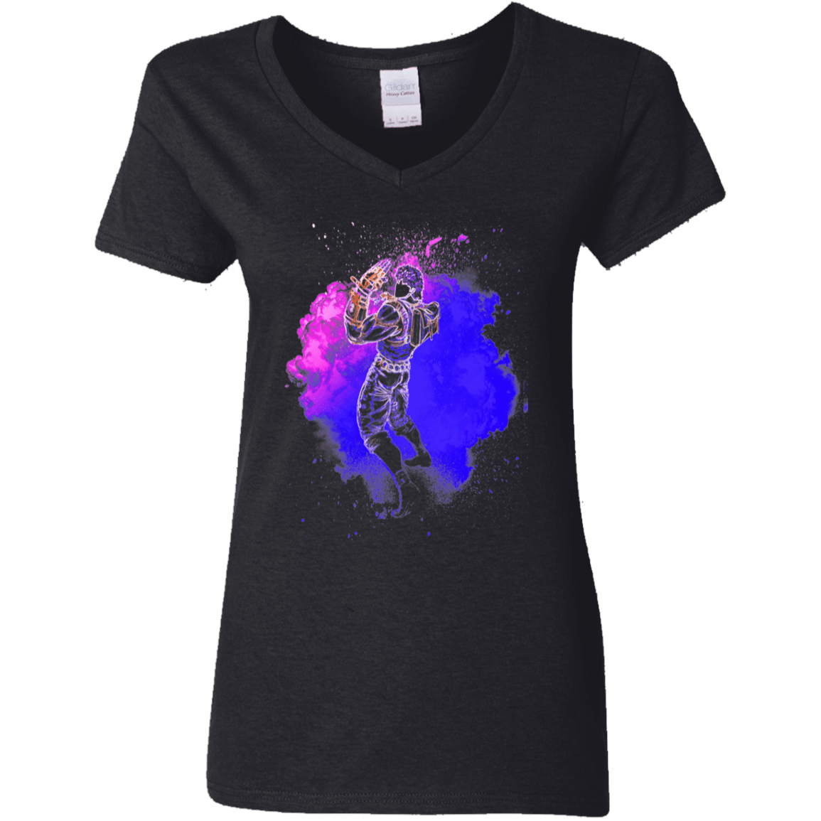 T-Shirts Black / S Jonathan Joestar Soul Women's V-Neck T-Shirt