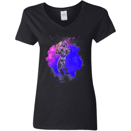 T-Shirts Black / S Jonathan Joestar Soul Women's V-Neck T-Shirt