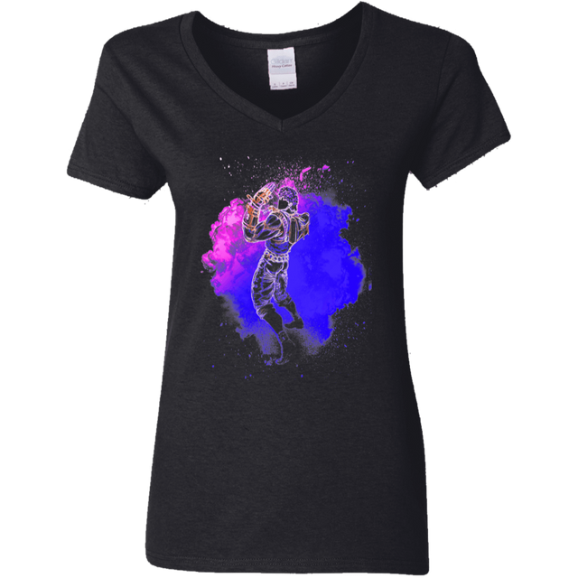 T-Shirts Black / S Jonathan Joestar Soul Women's V-Neck T-Shirt