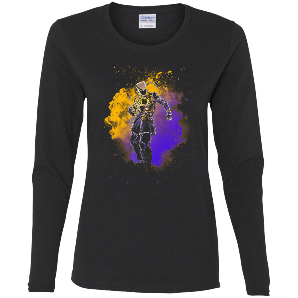 T-Shirts Black / S Josuke Soul Women's Long Sleeve T-Shirt