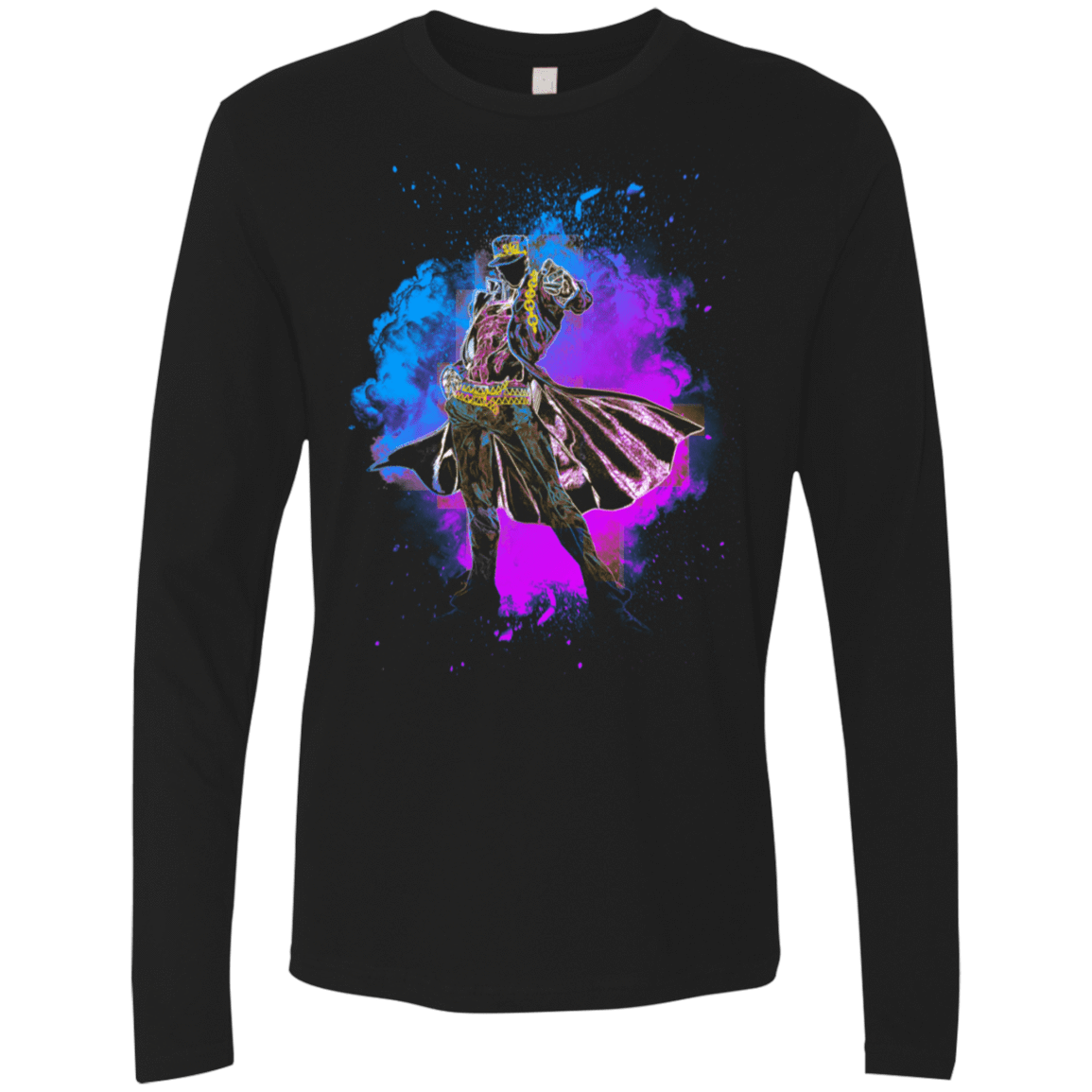 T-Shirts Black / S Jotaro Soul Men's Premium Long Sleeve