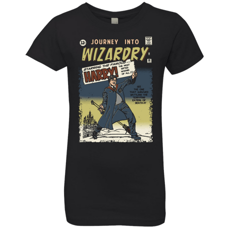 T-Shirts Black / YXS Journey into Wizardry Girls Premium T-Shirt