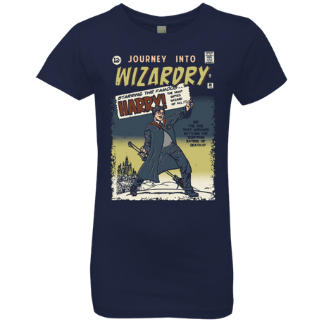 T-Shirts Midnight Navy / YXS Journey into Wizardry Girls Premium T-Shirt