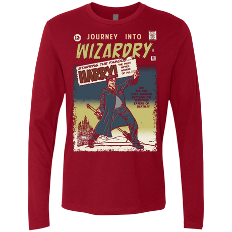 T-Shirts Cardinal / Small Journey into Wizardry Men's Premium Long Sleeve
