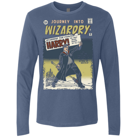 T-Shirts Indigo / Small Journey into Wizardry Men's Premium Long Sleeve
