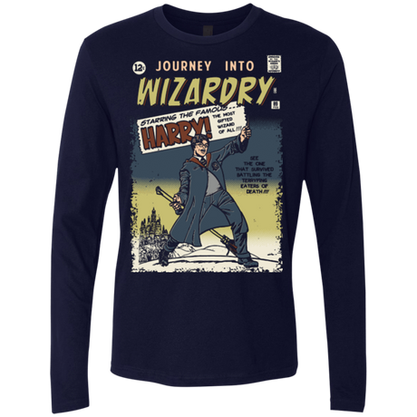 T-Shirts Midnight Navy / Small Journey into Wizardry Men's Premium Long Sleeve