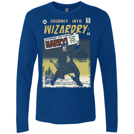 T-Shirts Royal / Small Journey into Wizardry Men's Premium Long Sleeve