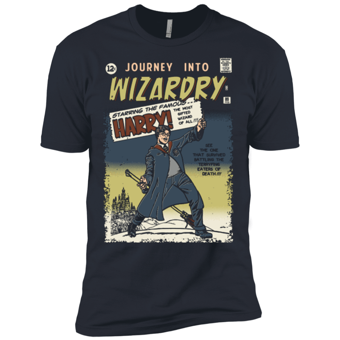 T-Shirts Indigo / X-Small Journey into Wizardry Men's Premium T-Shirt