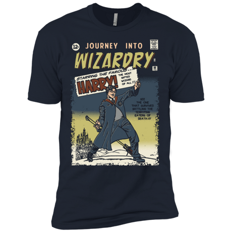 T-Shirts Midnight Navy / X-Small Journey into Wizardry Men's Premium T-Shirt