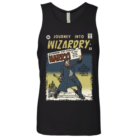 T-Shirts Black / Small Journey into Wizardry Men's Premium Tank Top