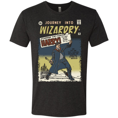 T-Shirts Vintage Black / Small Journey into Wizardry Men's Triblend T-Shirt
