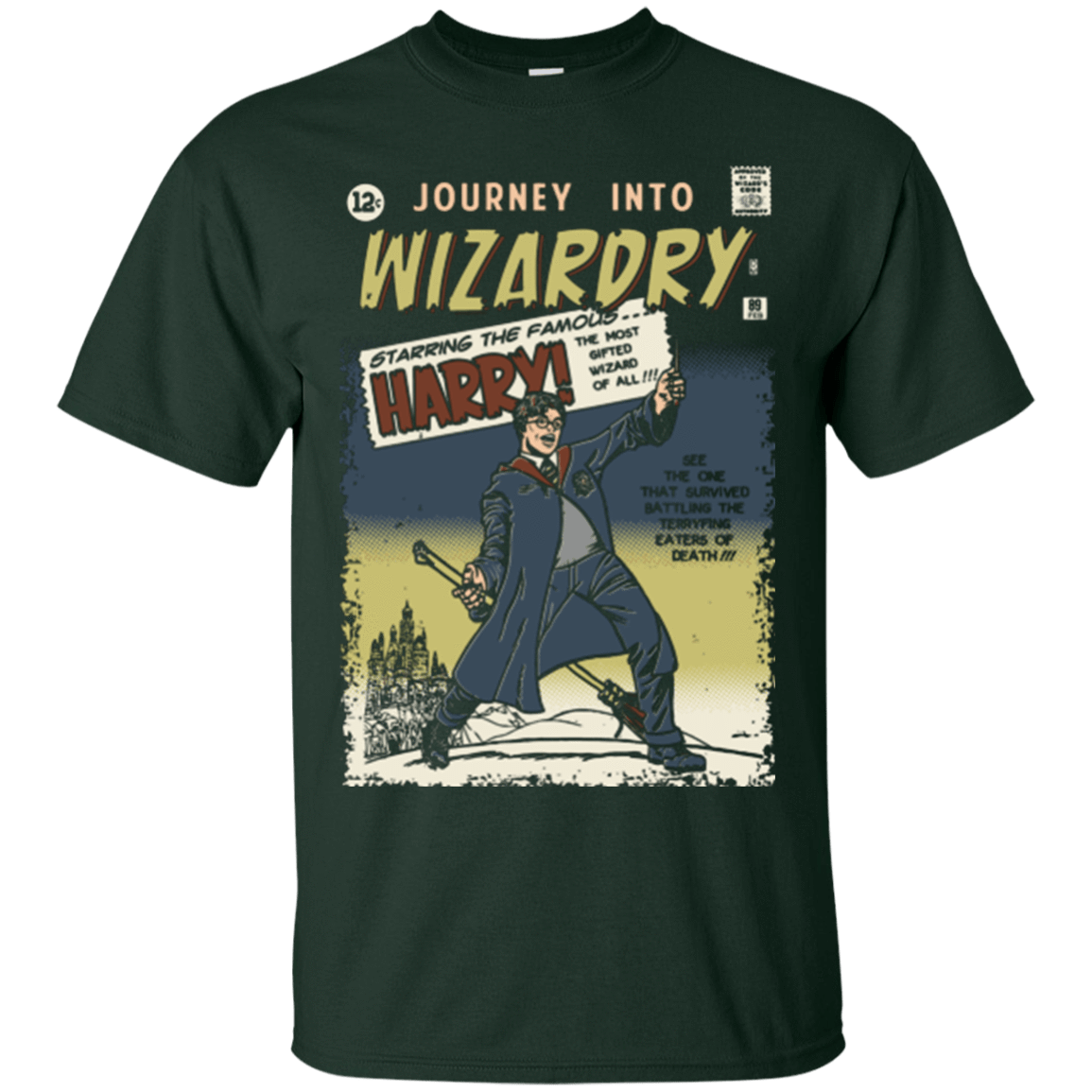 T-Shirts Forest Green / Small Journey into Wizardry T-Shirt