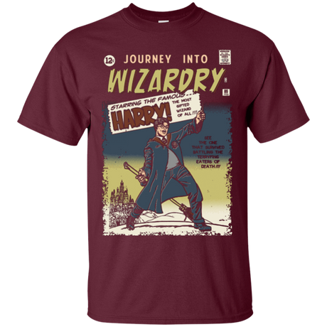 T-Shirts Maroon / Small Journey into Wizardry T-Shirt