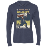 T-Shirts Vintage Navy / X-Small Journey into Wizardry Triblend Long Sleeve Hoodie Tee