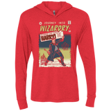 T-Shirts Vintage Red / X-Small Journey into Wizardry Triblend Long Sleeve Hoodie Tee