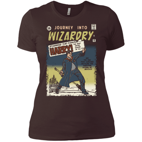 T-Shirts Dark Chocolate / X-Small Journey into Wizardry Women's Premium T-Shirt