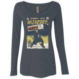 T-Shirts Vintage Navy / Small Journey into Wizardry Women's Triblend Long Sleeve Shirt