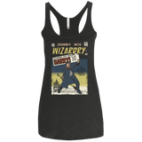 T-Shirts Vintage Black / X-Small Journey into Wizardry Women's Triblend Racerback Tank
