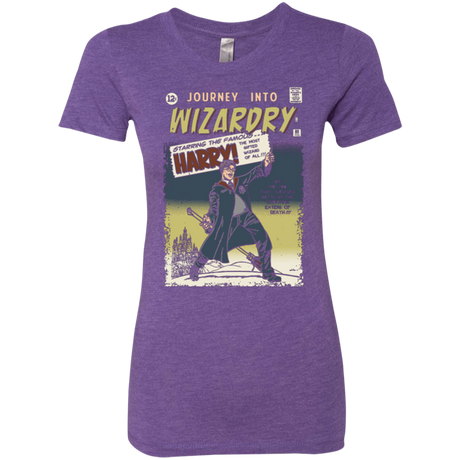 T-Shirts Purple Rush / Small Journey into Wizardry Women's Triblend T-Shirt