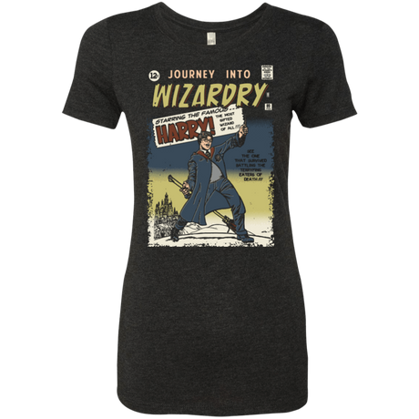 T-Shirts Vintage Black / Small Journey into Wizardry Women's Triblend T-Shirt