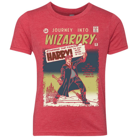 T-Shirts Vintage Red / YXS Journey into Wizardry Youth Triblend T-Shirt