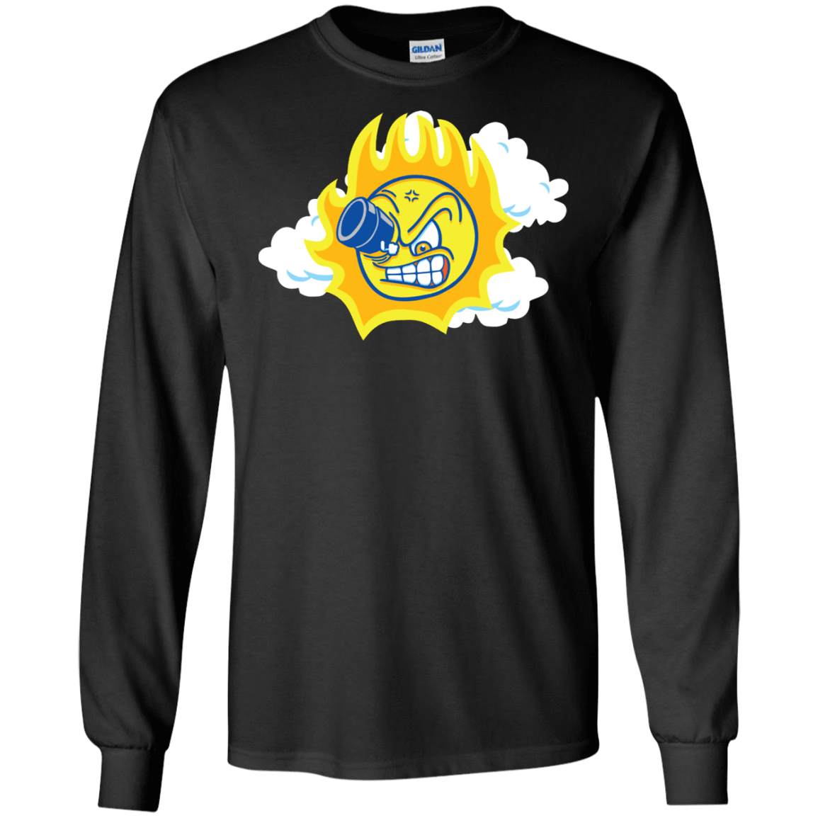 T-Shirts Black / S Journey To The Angry Sun Men's Long Sleeve T-Shirt