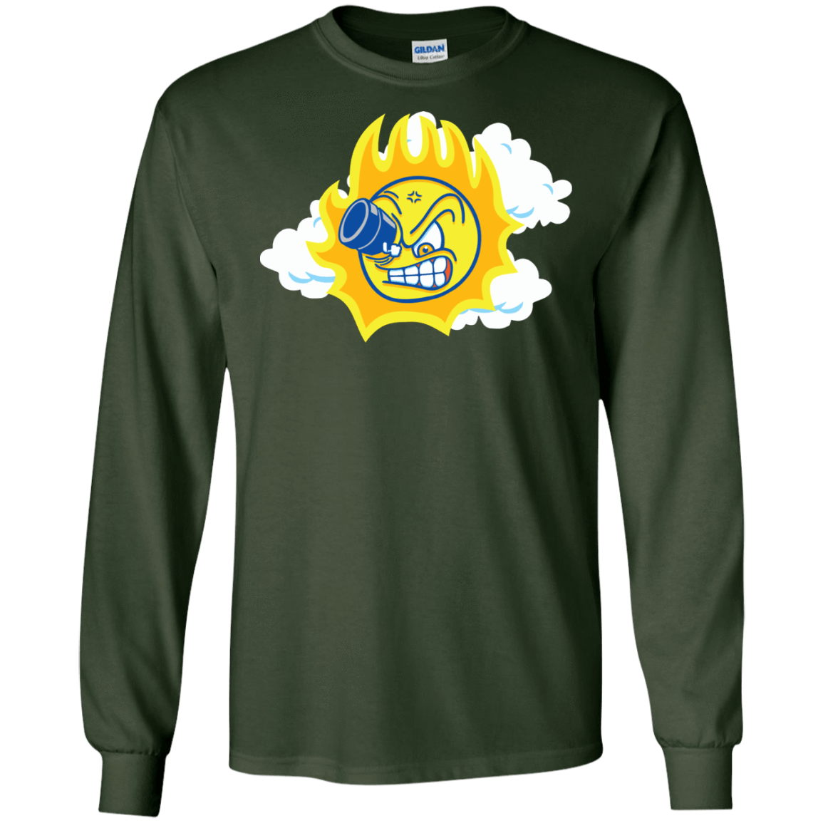 T-Shirts Forest Green / S Journey To The Angry Sun Men's Long Sleeve T-Shirt