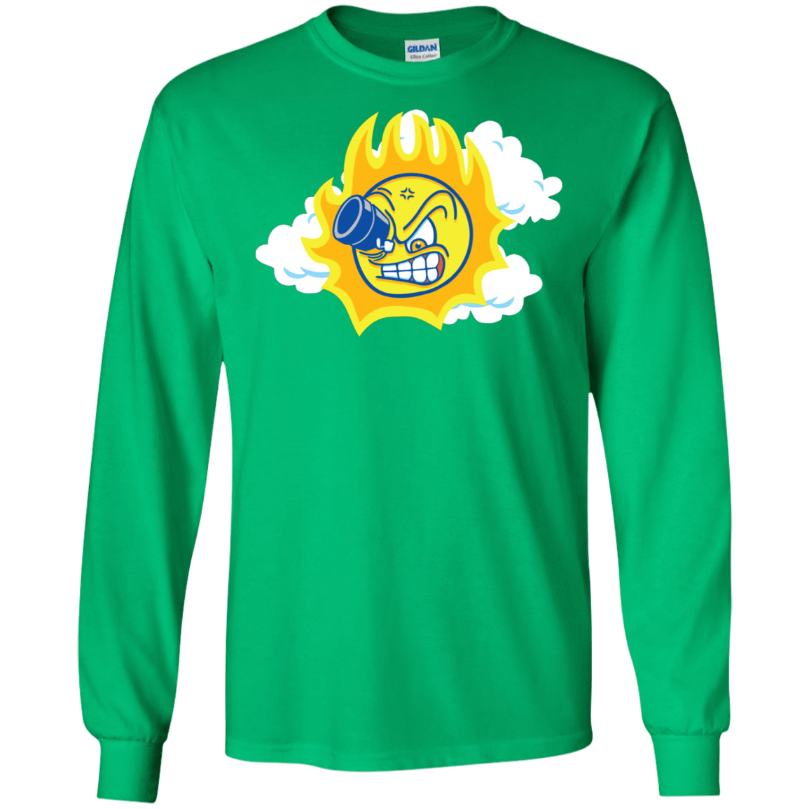 T-Shirts Irish Green / S Journey To The Angry Sun Men's Long Sleeve T-Shirt