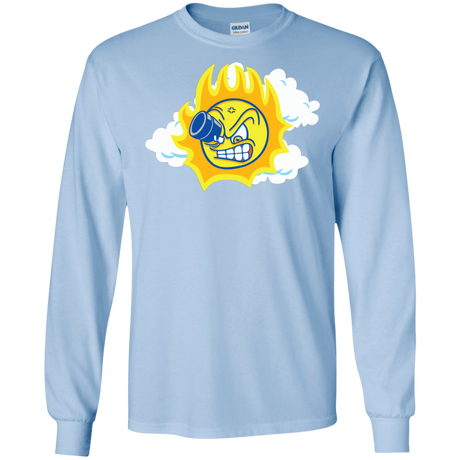 T-Shirts Light Blue / S Journey To The Angry Sun Men's Long Sleeve T-Shirt