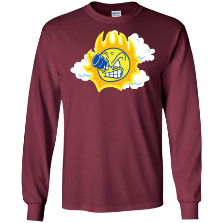 T-Shirts Maroon / S Journey To The Angry Sun Men's Long Sleeve T-Shirt