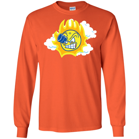 T-Shirts Orange / S Journey To The Angry Sun Men's Long Sleeve T-Shirt