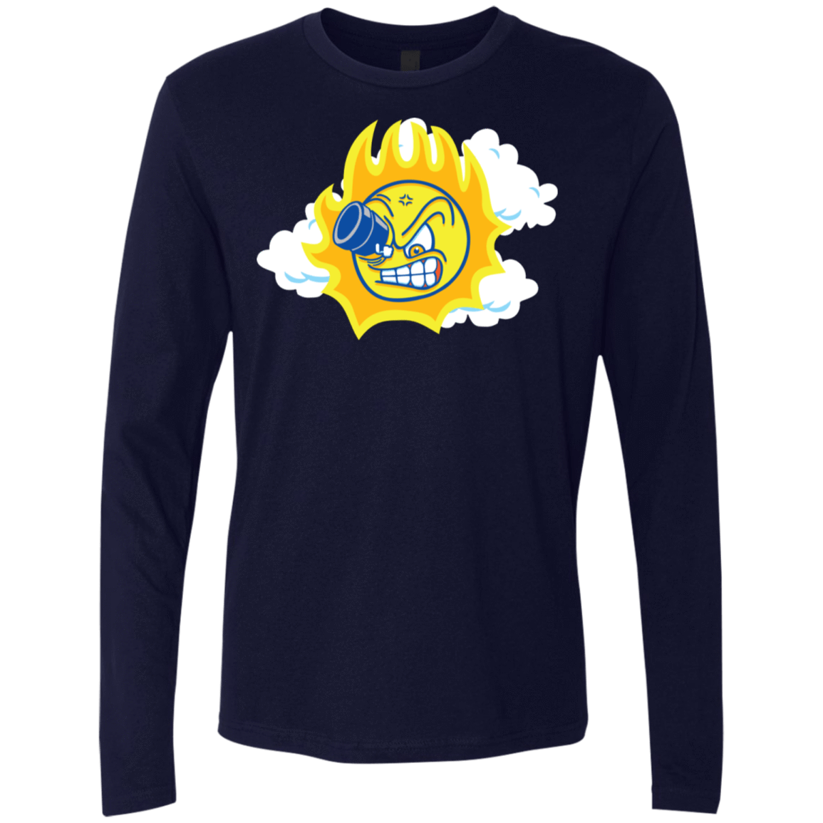 T-Shirts Midnight Navy / S Journey To The Angry Sun Men's Premium Long Sleeve