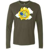 T-Shirts Military Green / S Journey To The Angry Sun Men's Premium Long Sleeve