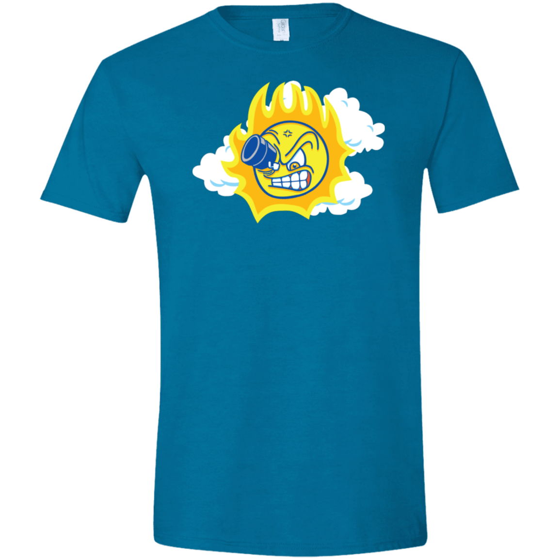 T-Shirts Antique Sapphire / S Journey To The Angry Sun Men's Semi-Fitted Softstyle