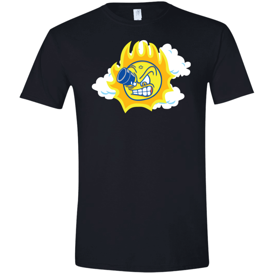 T-Shirts Black / X-Small Journey To The Angry Sun Men's Semi-Fitted Softstyle