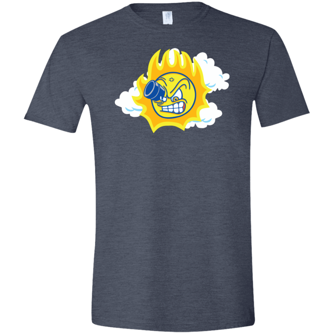 T-Shirts Heather Navy / S Journey To The Angry Sun Men's Semi-Fitted Softstyle