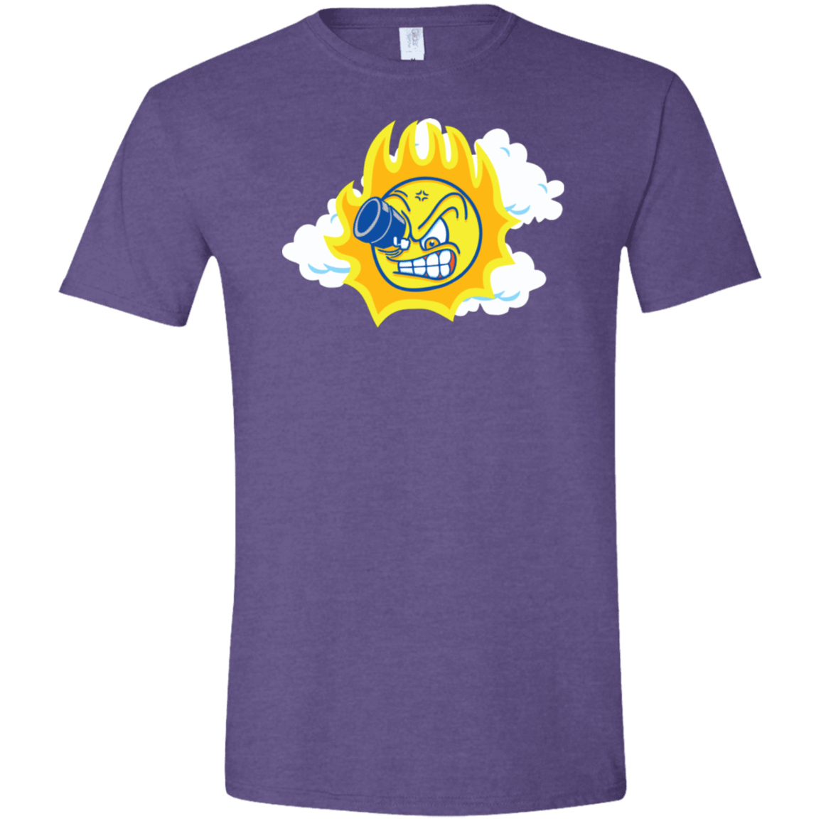 T-Shirts Heather Purple / S Journey To The Angry Sun Men's Semi-Fitted Softstyle