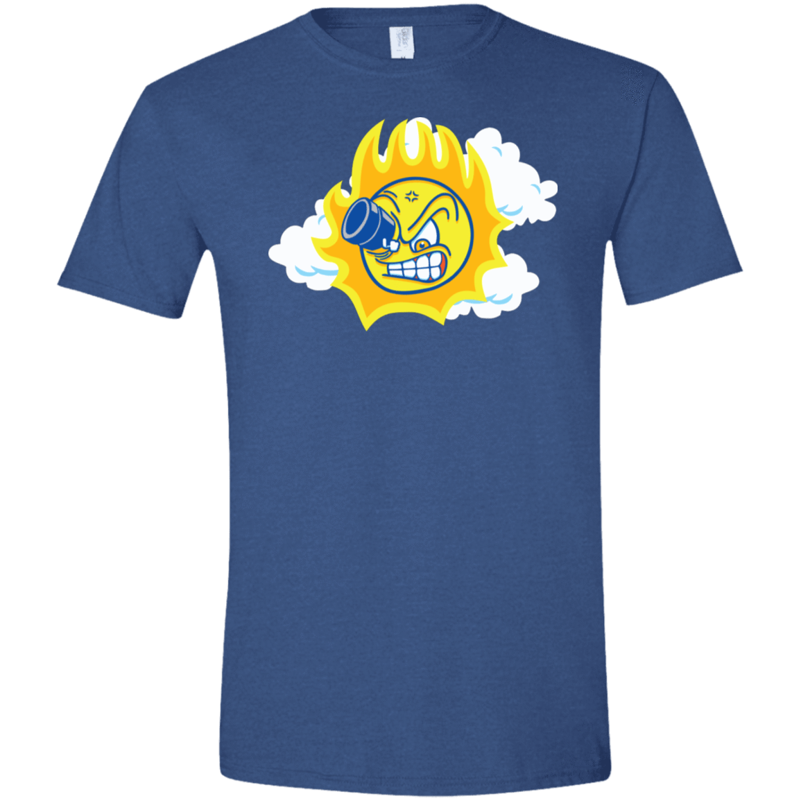 T-Shirts Heather Royal / X-Small Journey To The Angry Sun Men's Semi-Fitted Softstyle