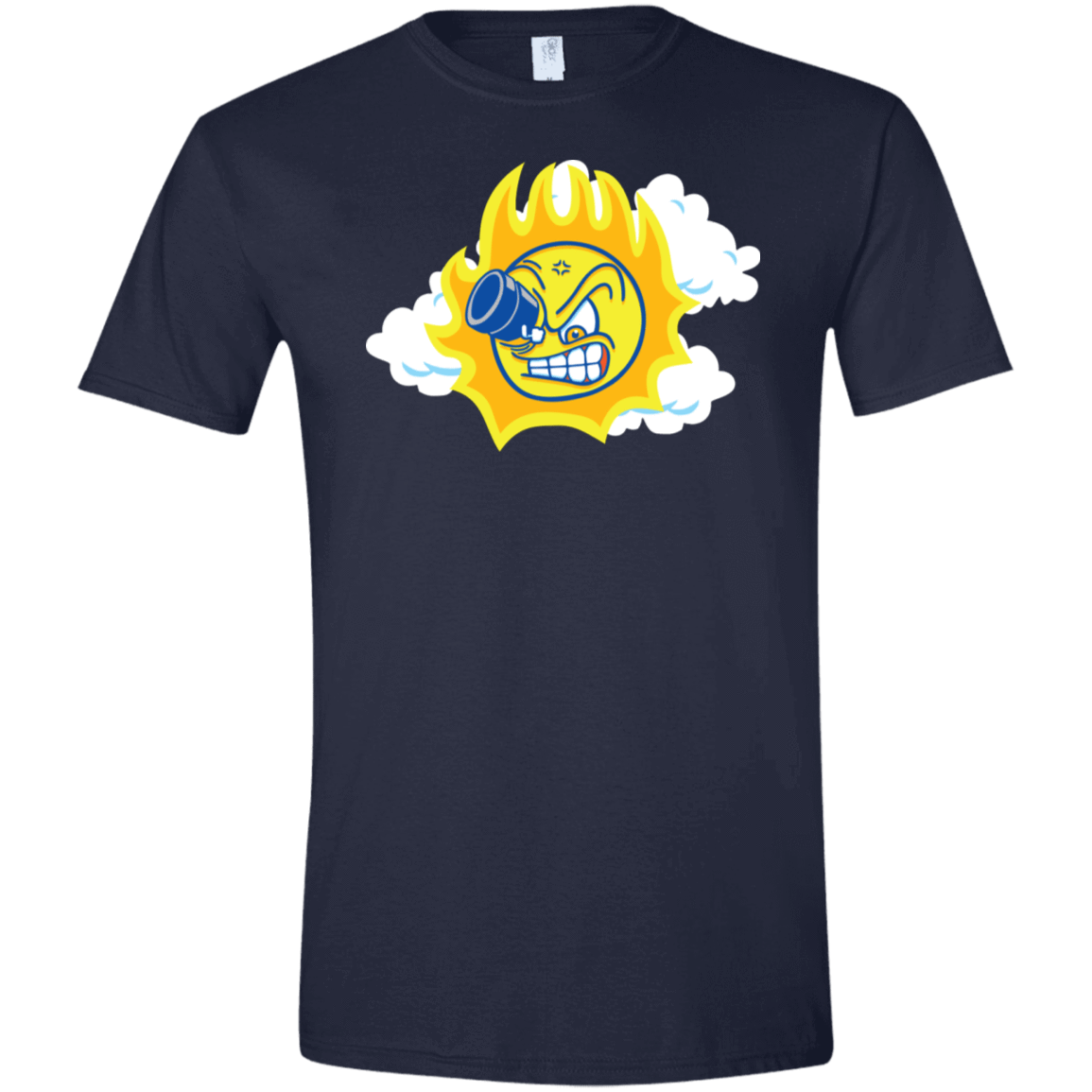 T-Shirts Navy / X-Small Journey To The Angry Sun Men's Semi-Fitted Softstyle