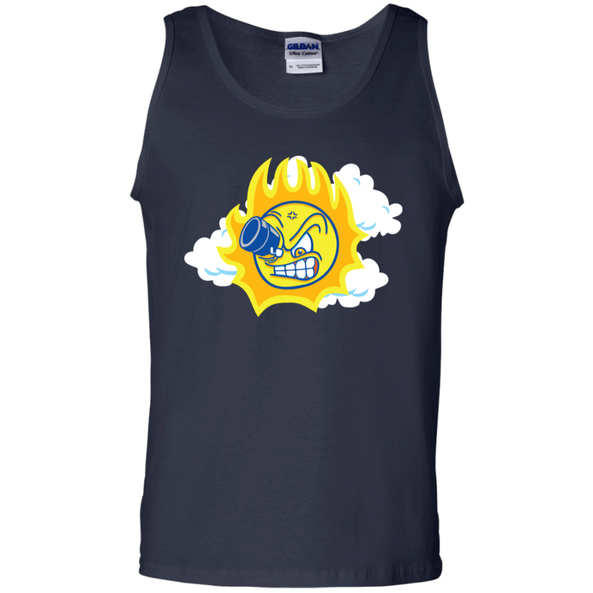 T-Shirts Navy / S Journey To The Angry Sun Men's Tank Top
