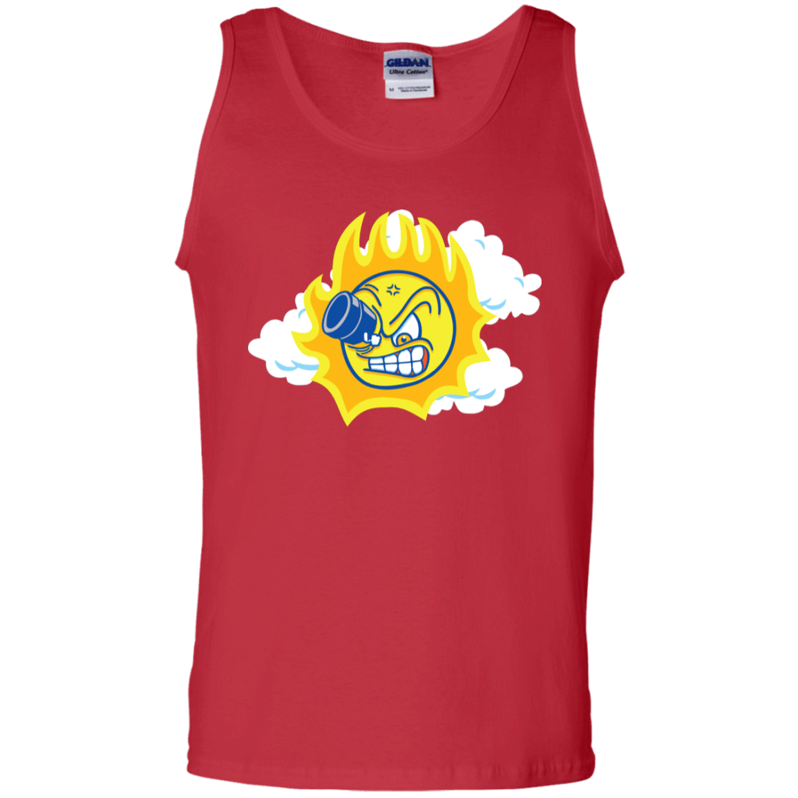 T-Shirts Red / S Journey To The Angry Sun Men's Tank Top