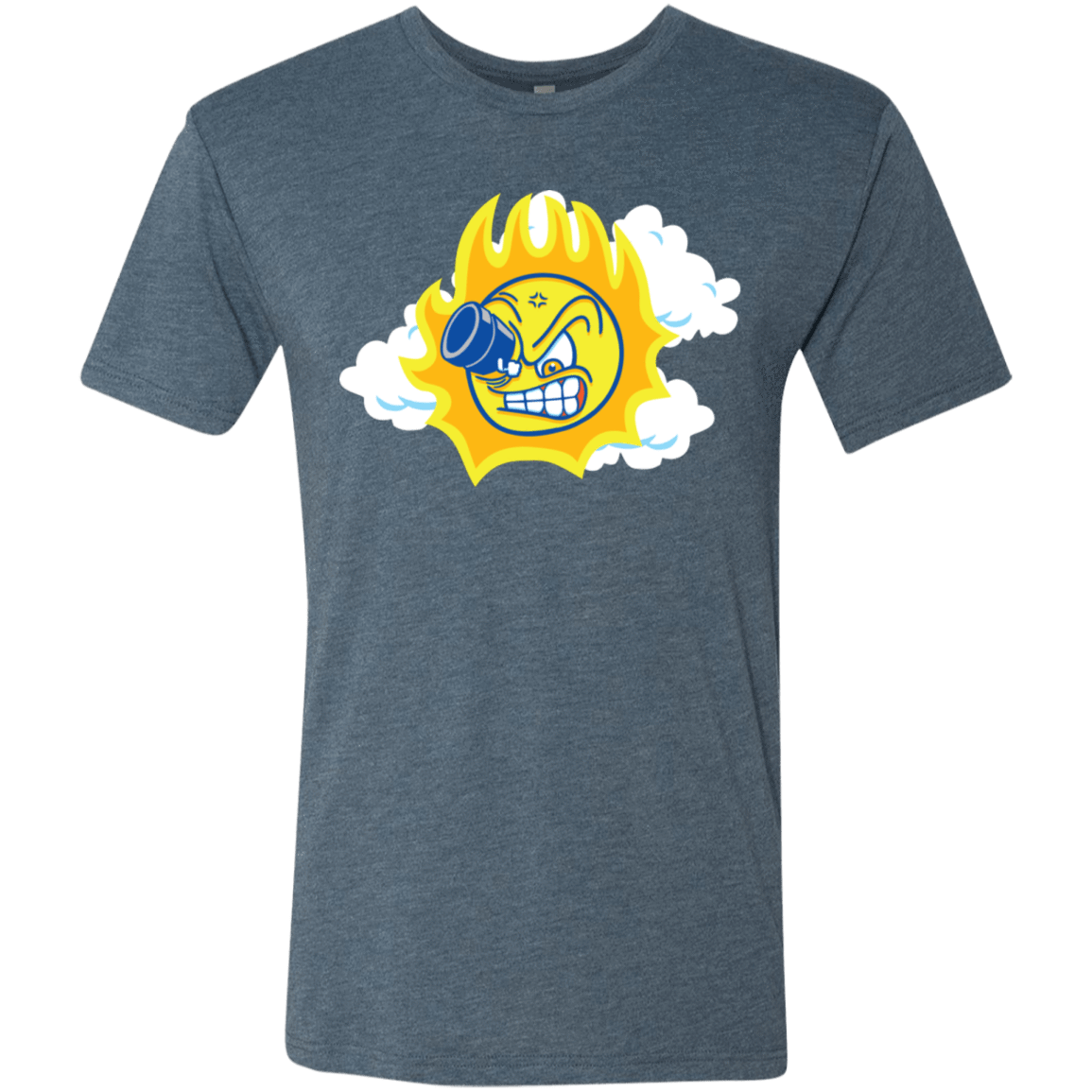 T-Shirts Indigo / S Journey To The Angry Sun Men's Triblend T-Shirt