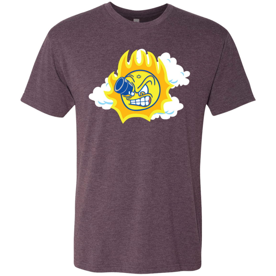 T-Shirts Vintage Purple / S Journey To The Angry Sun Men's Triblend T-Shirt