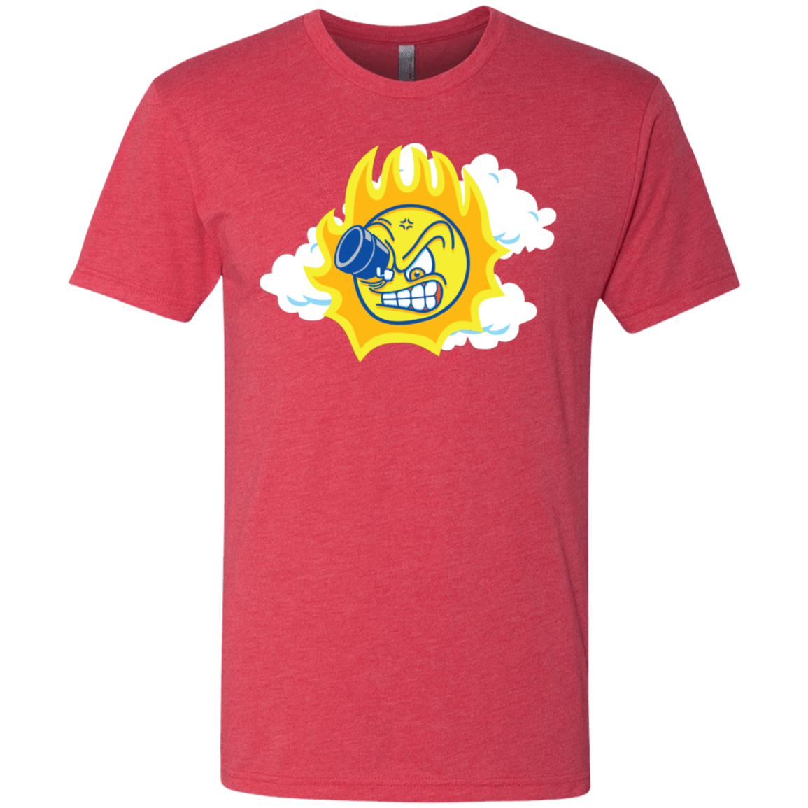 T-Shirts Vintage Red / S Journey To The Angry Sun Men's Triblend T-Shirt