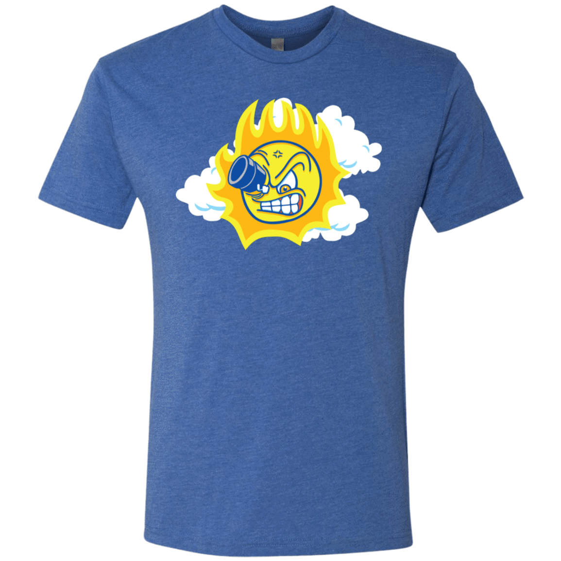 T-Shirts Vintage Royal / S Journey To The Angry Sun Men's Triblend T-Shirt