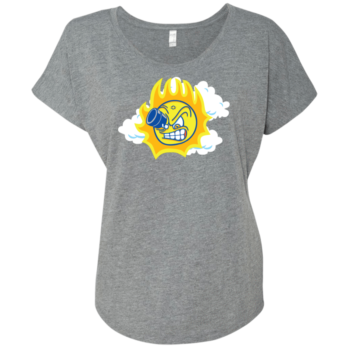 T-Shirts Premium Heather / X-Small Journey To The Angry Sun Triblend Dolman Sleeve