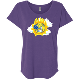 T-Shirts Purple Rush / X-Small Journey To The Angry Sun Triblend Dolman Sleeve