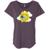 T-Shirts Vintage Purple / X-Small Journey To The Angry Sun Triblend Dolman Sleeve